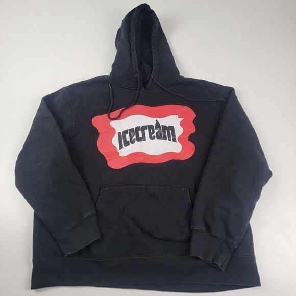 Vintage Y2k Ice-Cream B.B.C. Cone Logo Hoodie Pharrell Williams Men's Sz 2XL - Picture 1 of 14